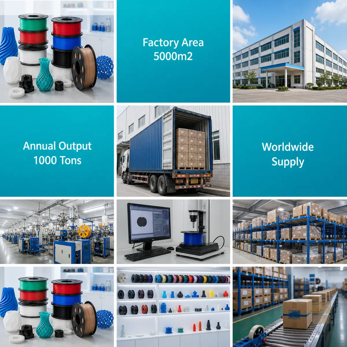 ZM3D factory, warehouse, showroom and production display