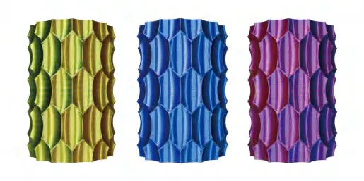 Bicolor Silk-like Texture Sample 18
