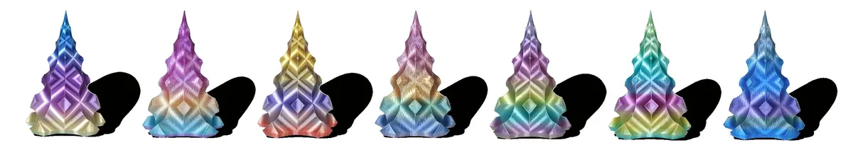 Silk-like Rainbow Miniature Set 04