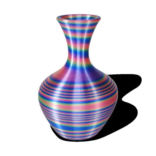 Rainbow Candy Vase 10