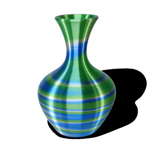 Rainbow Candy Vase 12