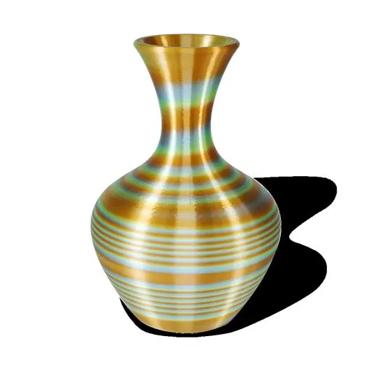 Rainbow Candy Vase 14