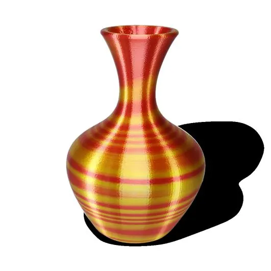 Rainbow Candy Vase 16
