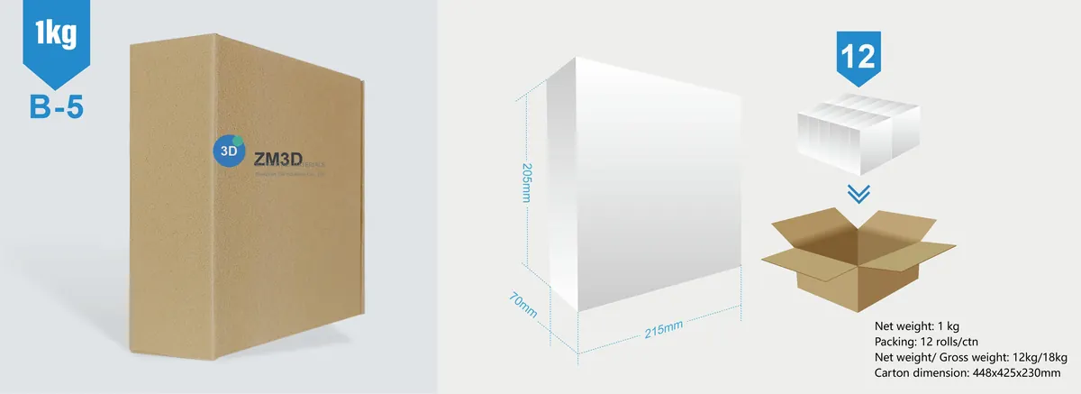 1kg Kraft Box