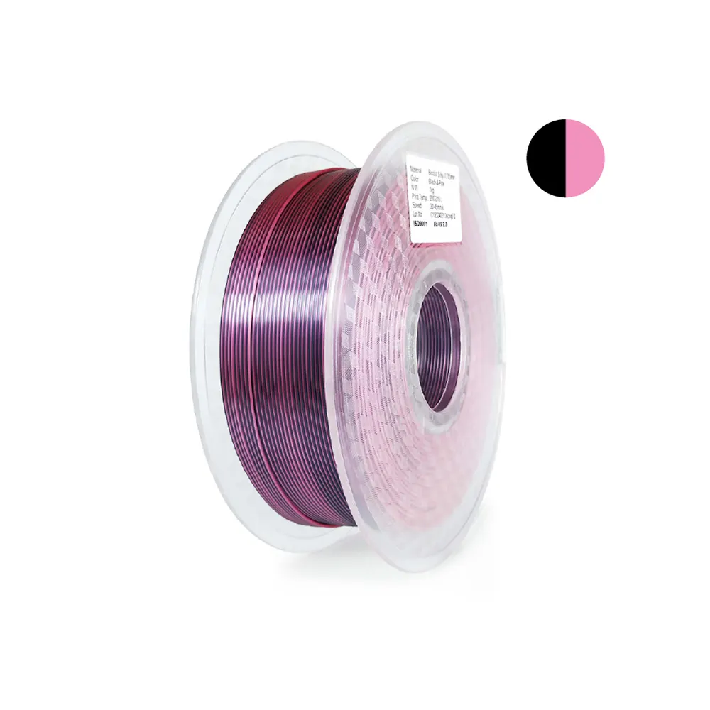 Bicolor Silky(Black + Pink)